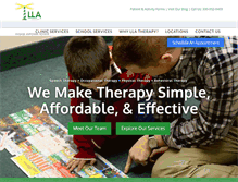 Tablet Screenshot of llatherapy.org